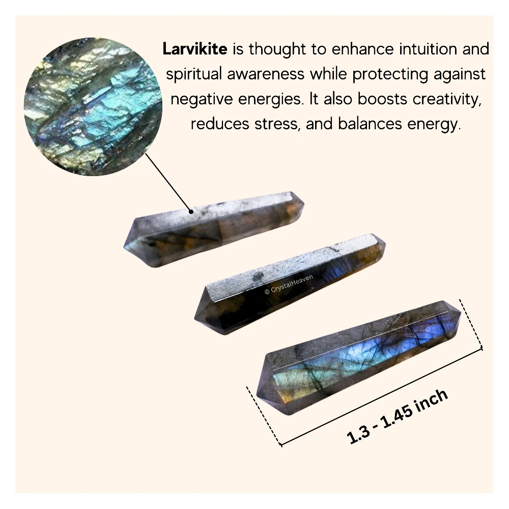 Labradorite Pencil Points (Double Terminated) (Set of 10)