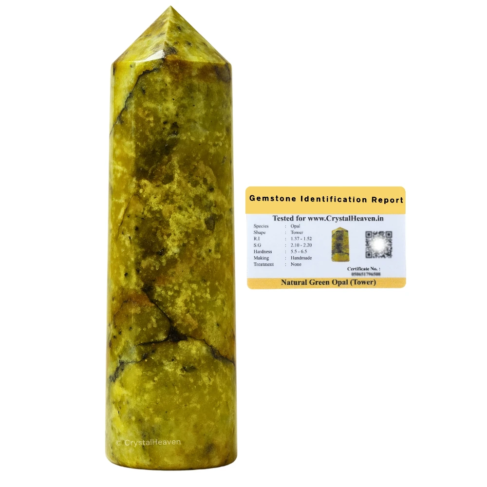 Green Opal Crystal Tower (2" to 3" inch)