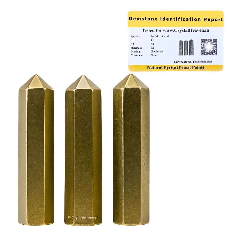 Pyrite Pencil Points (Set of 10)