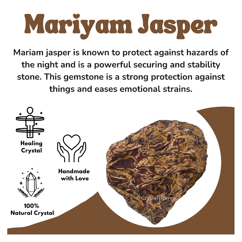 Raw Mariyam Jasper Crystals (5 Pieces)
