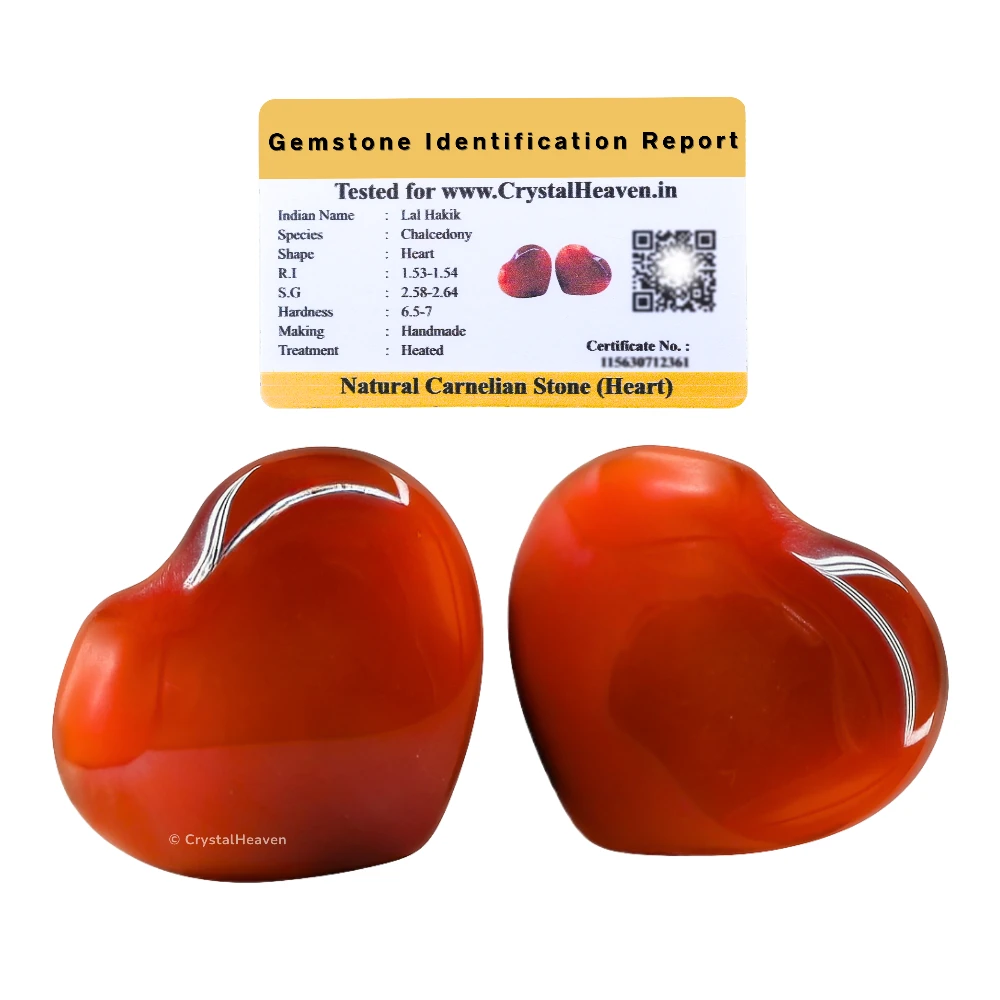 Carnelian Mini Heart (Pack of 2)