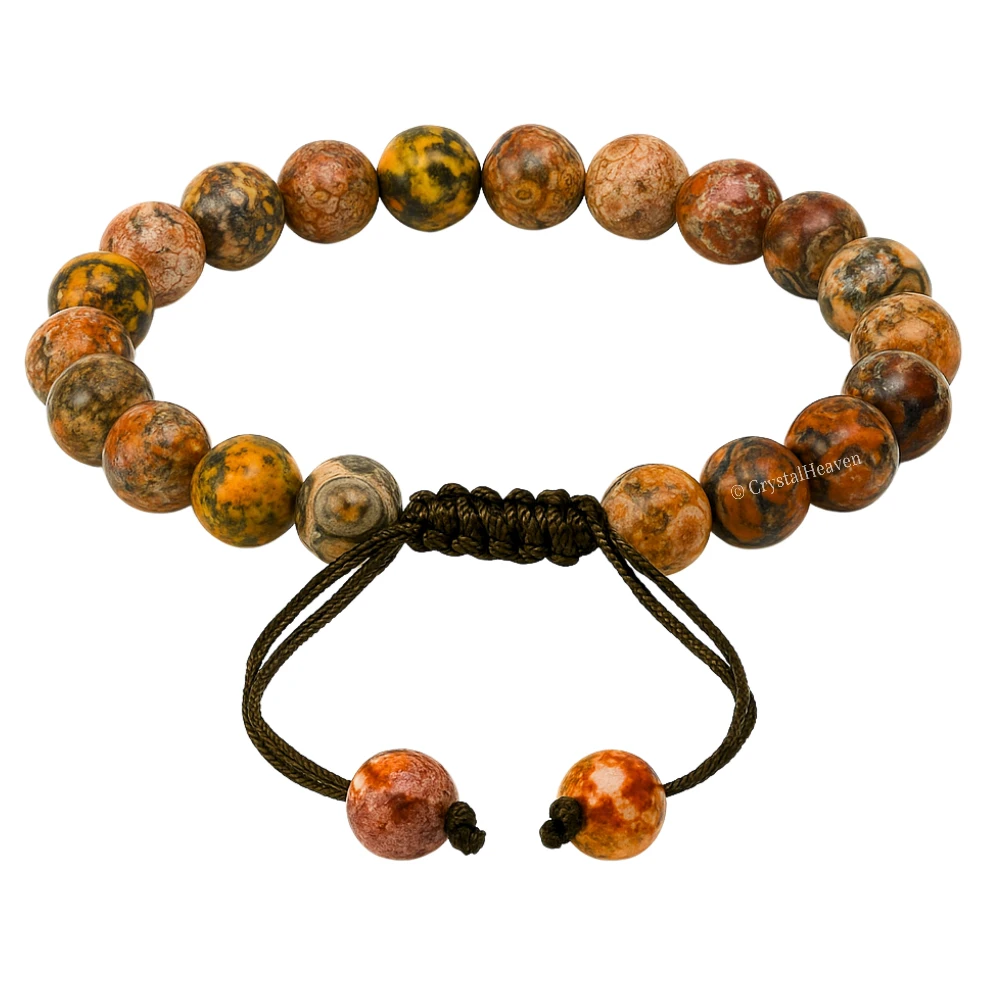Leopard Jasper Bracelet (Adjustable)