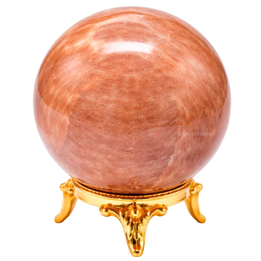 Peach moonstone Sphere (2 Inch)