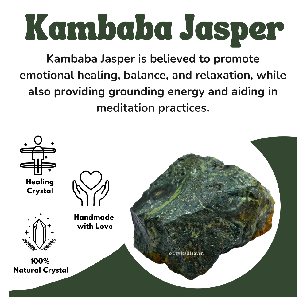 Raw Kambaba Jasper Crystals (1 Piece)