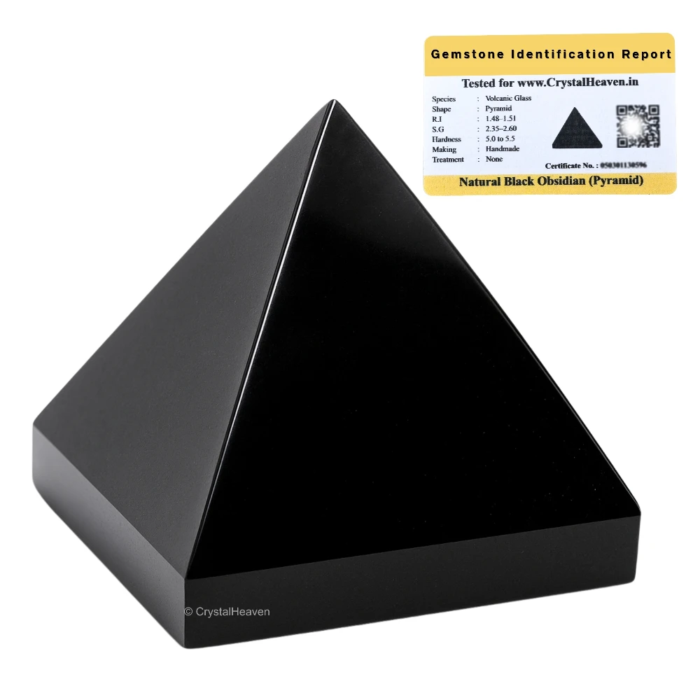 Black Obsidian Pyramid (2 Inch)
