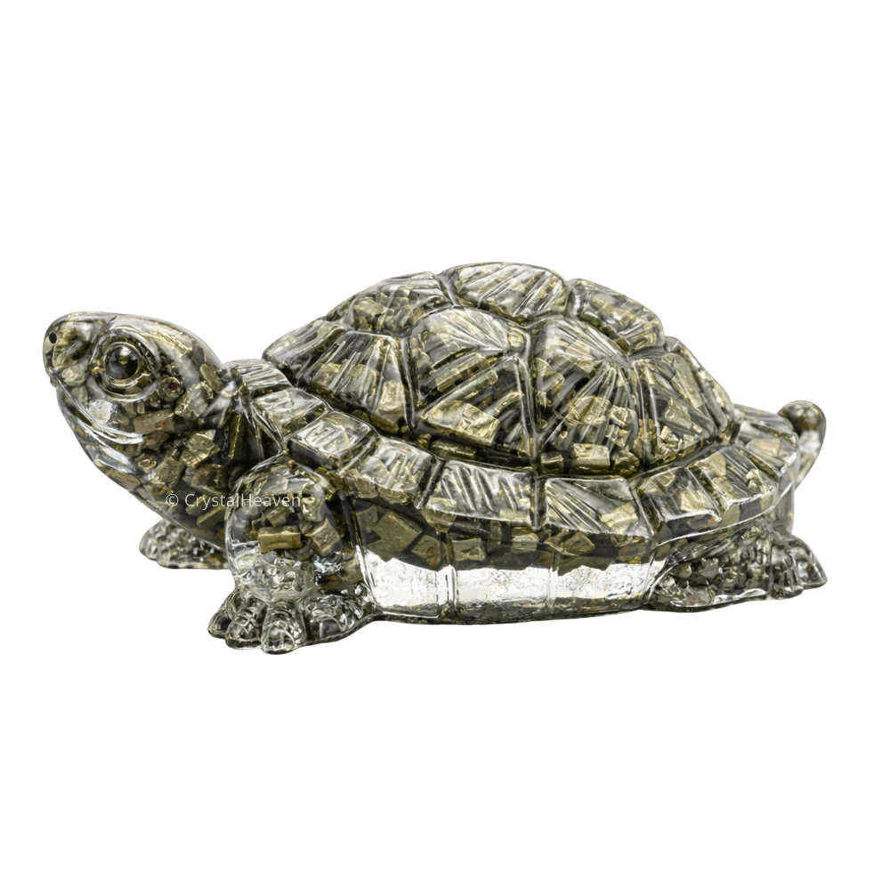 Natural Pyrite Tortoise Kachhua (2.7 Inch)