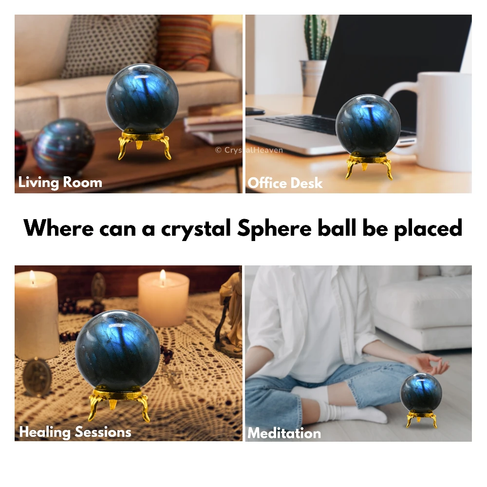 Labradorite Sphere (1.5 Inch)