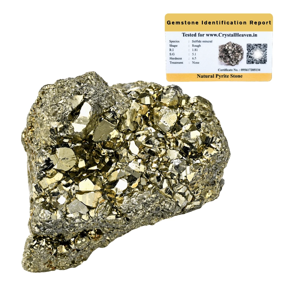 Pyrite Stone Crystal Cluster (Upto 40)