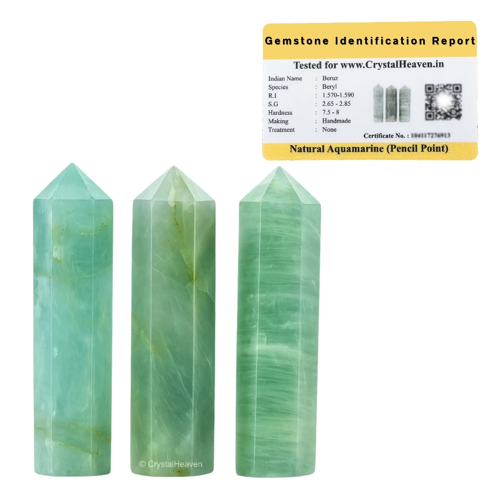 Aquamarine Pencil Points (Set of 10)