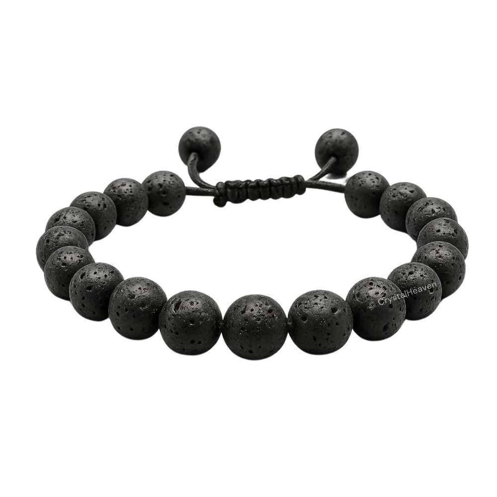 Lava Stone Bracelet (Adjustable)