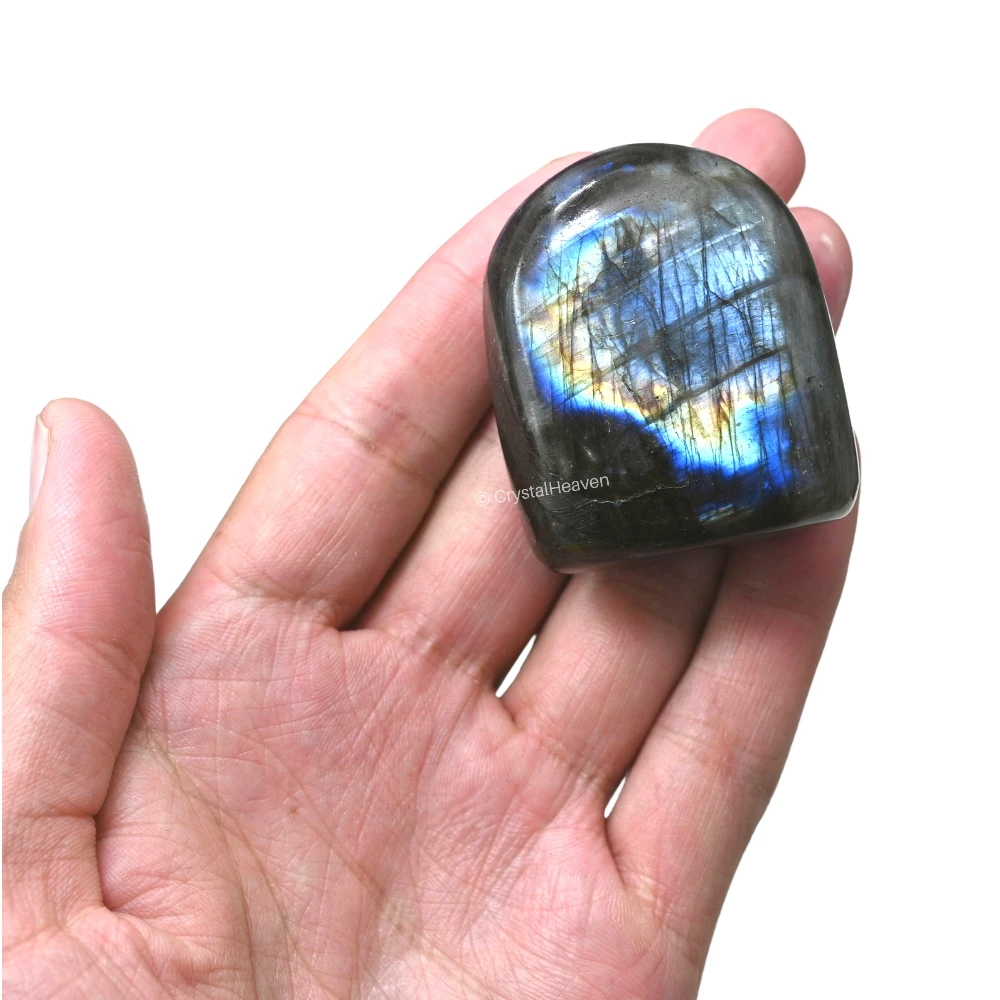 Labradorite Standing Palm Stone (Regular)