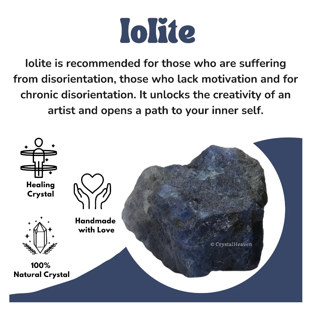 Raw Iolite Crystals (1 Piece)