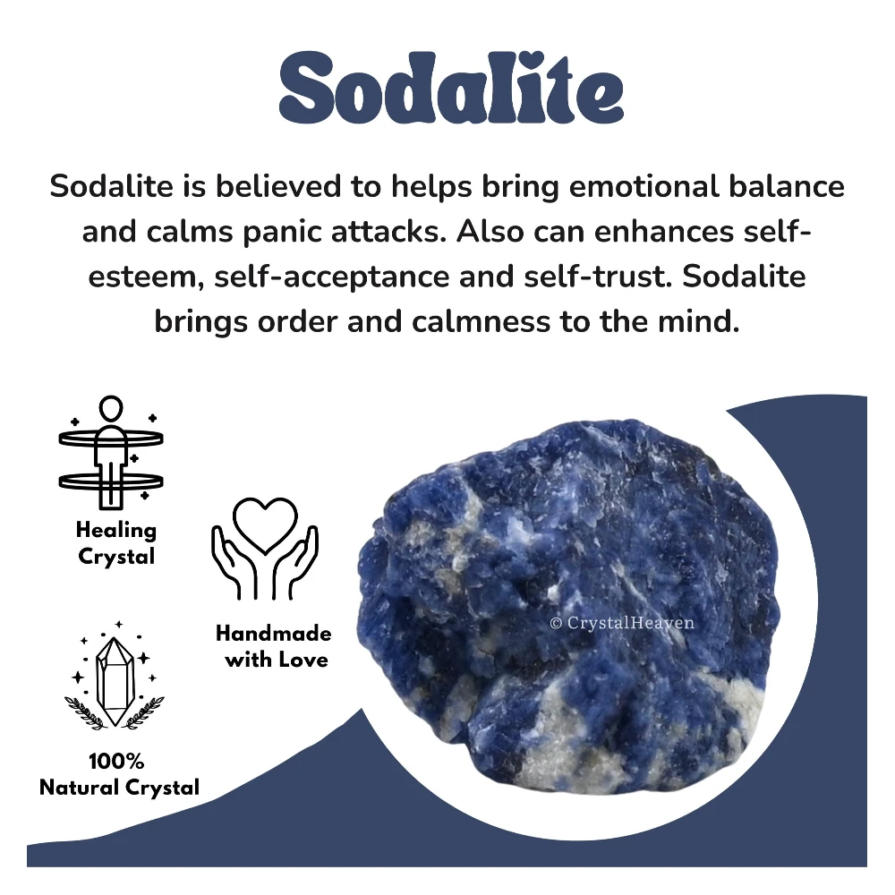 Raw Sodalite Crystals (1 Piece)