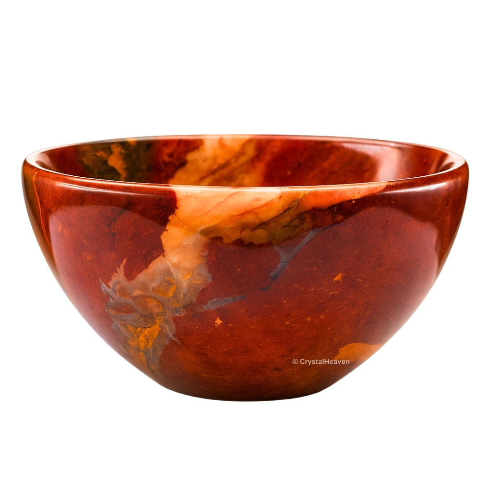 Red Jasper Crystal Bowl - 2 Inch