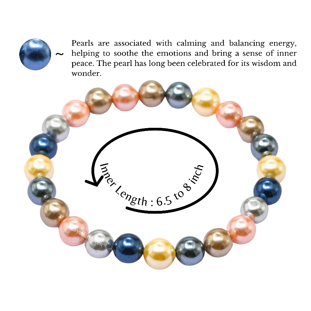 Multi Pearl Bracelet (Elastic)
