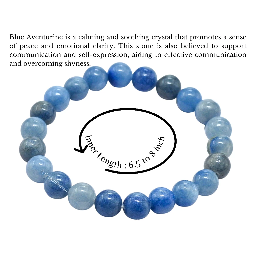 Blue Aventurine Bracelet (Elastic)