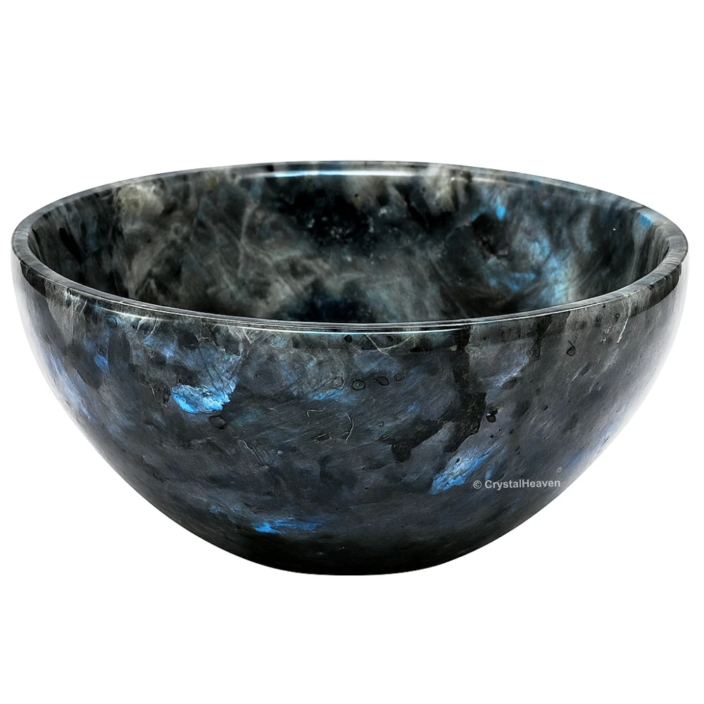 Larvikite Crystal Bowl - 2 Inch