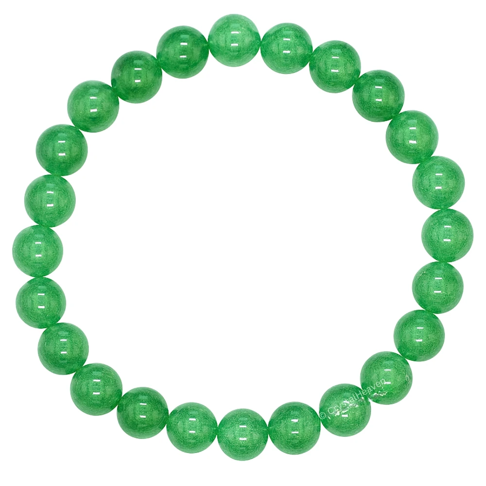 Green Strawberry Quartz Bracelet (Elastic)