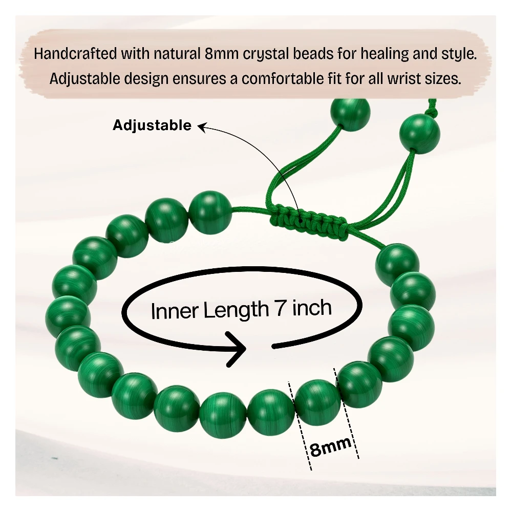 Malachite Bracelet (Adjustable)