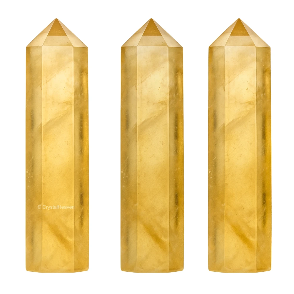 Citrine Pencil Points (Set of 3)