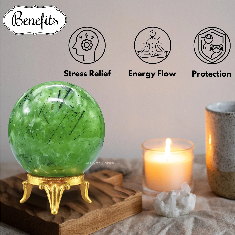 Prehnite Sphere (2 Inch)