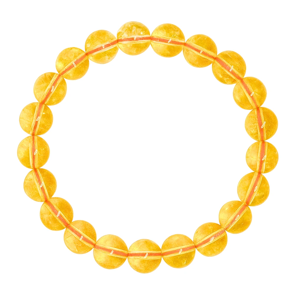 Citrine Onyx Bracelet (Elastic)