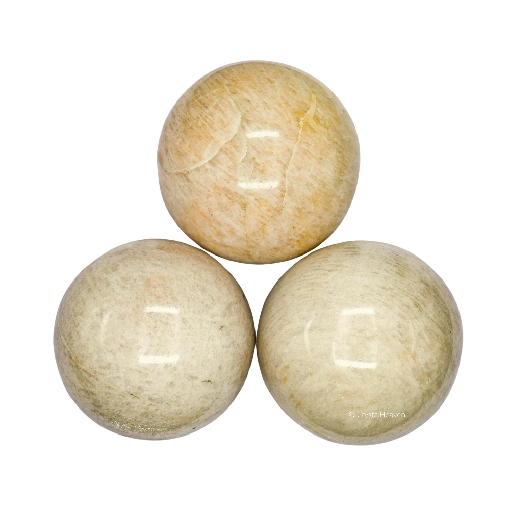 Large Cream Moonstone Sphere (2.5 Inch)