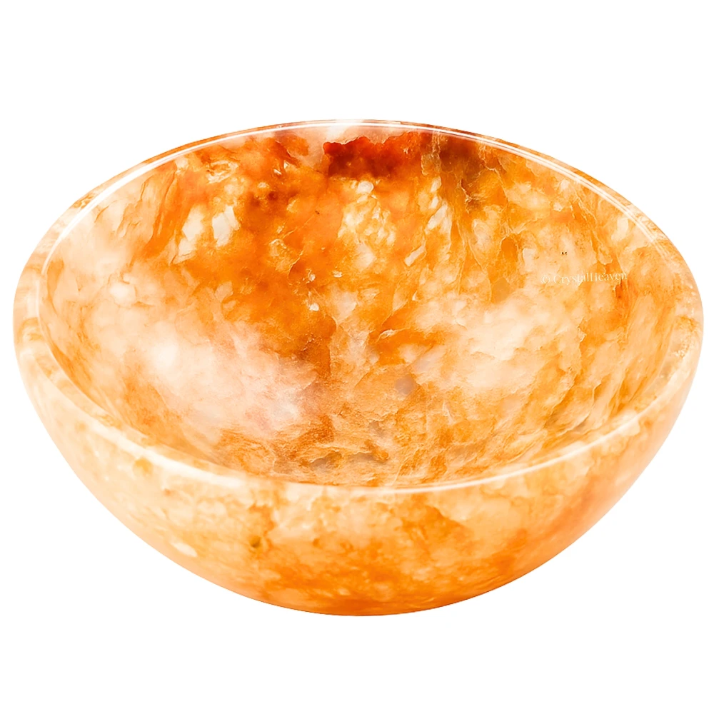 Golden Quartz Crystal Bowl - 3 Inch