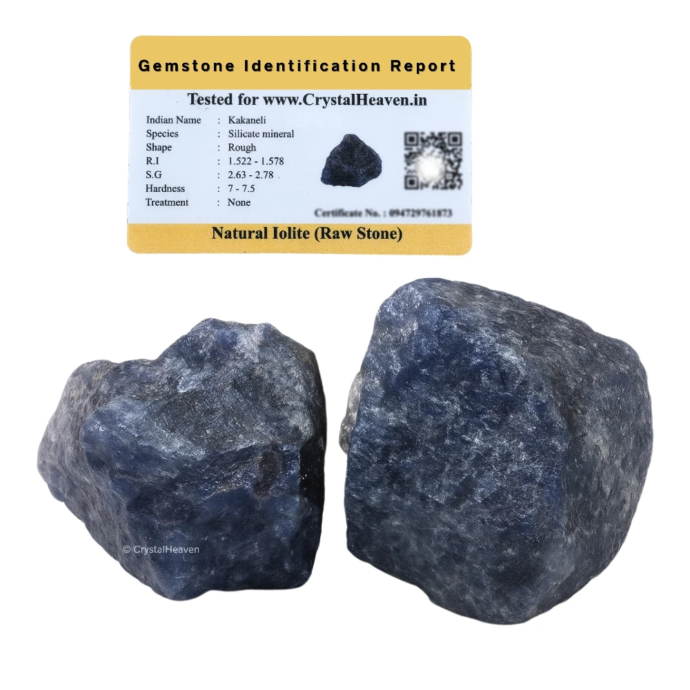 Raw Iolite Crystals (1 Piece)