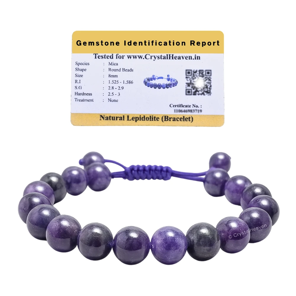 Lepidolite Bracelet (Adjustable)