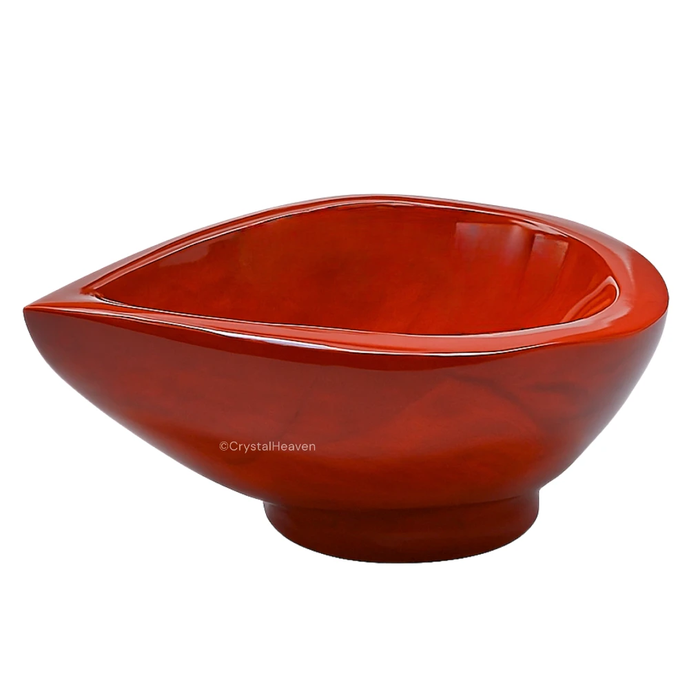 Red Jasper Crystal Diya - 1 Batti