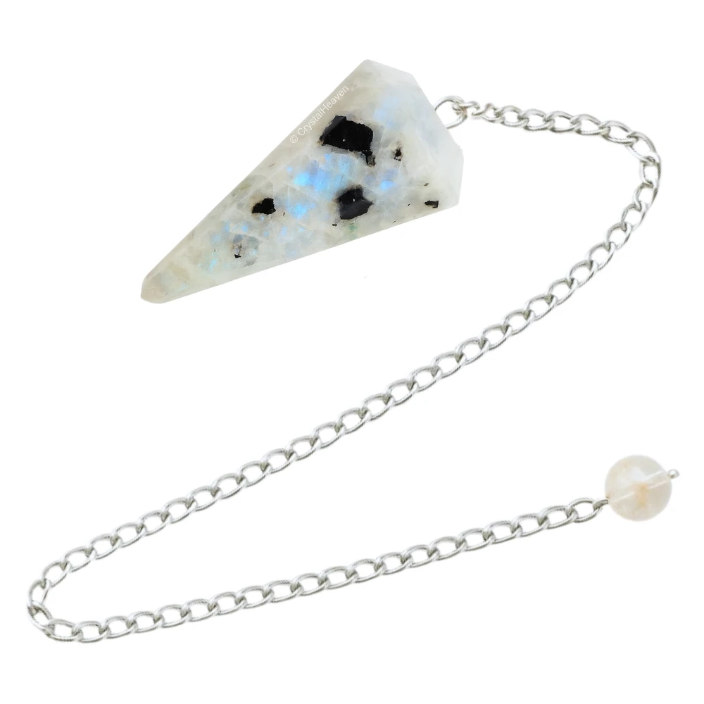 Rainbow Moonstone Pendulum