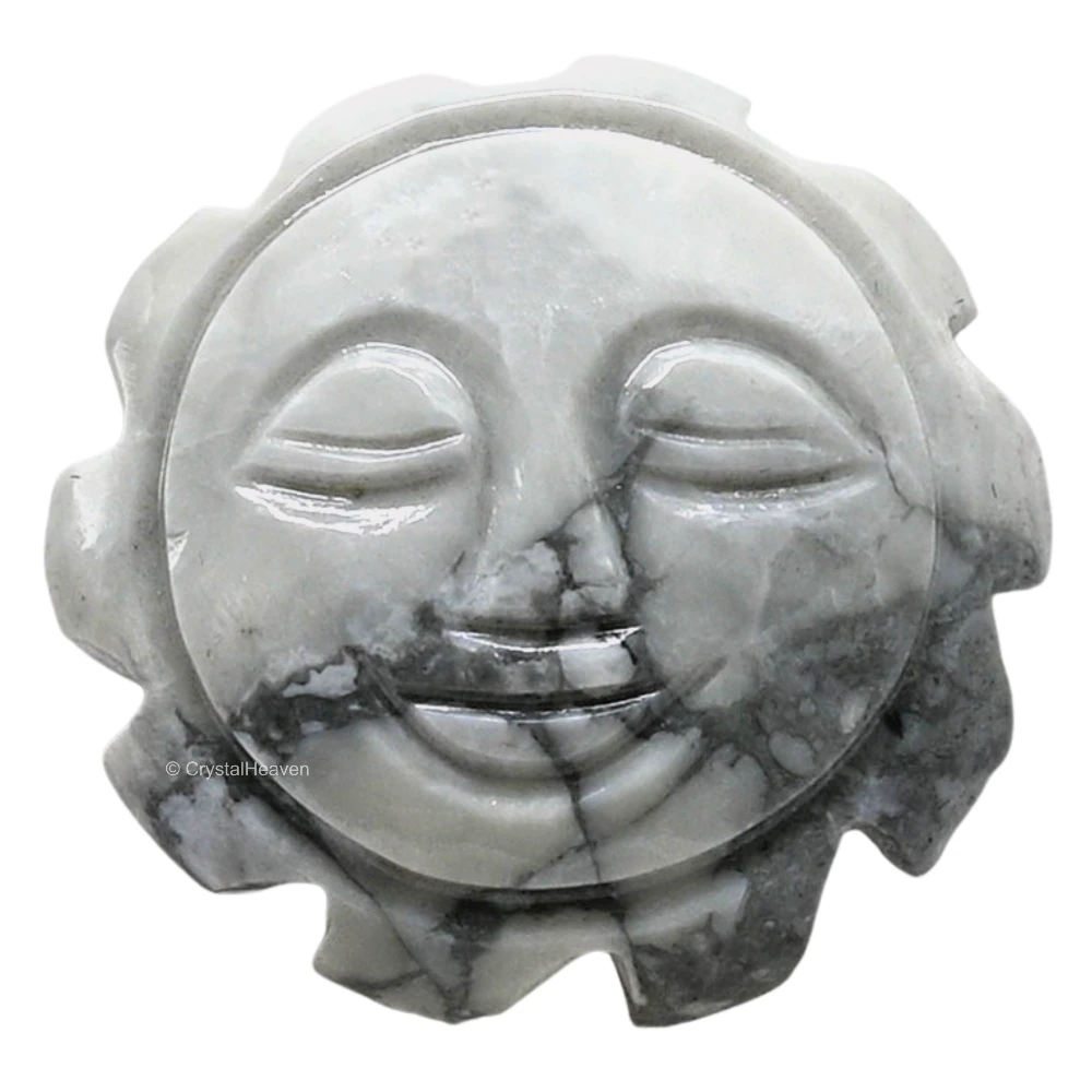 Howlite Surya Face