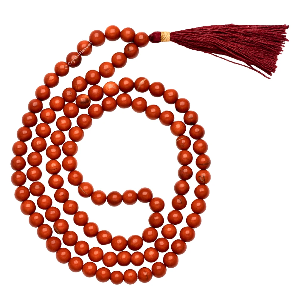 Red Jasper Japa Mala