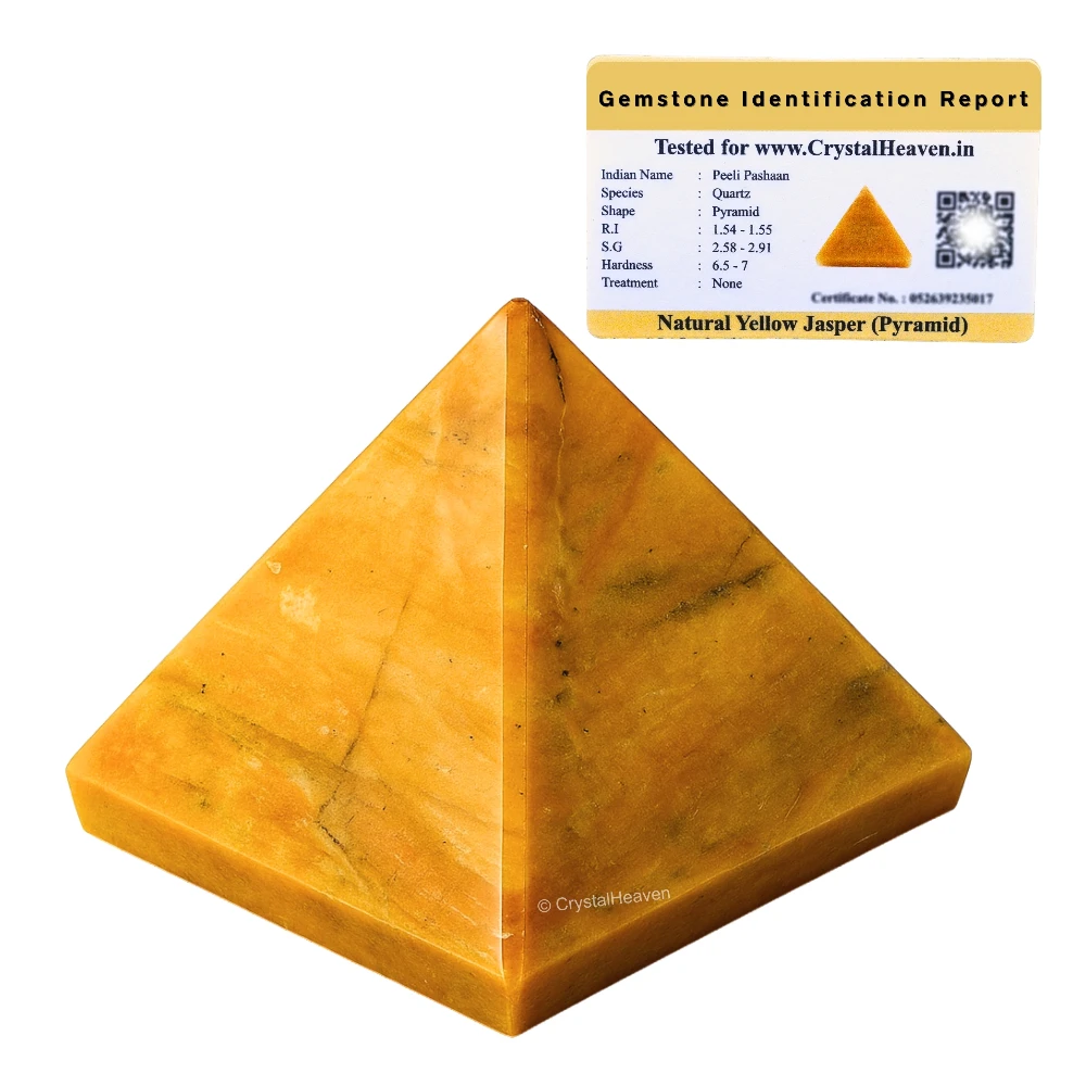 Yellow Jasper Pyramid (1 Inch)