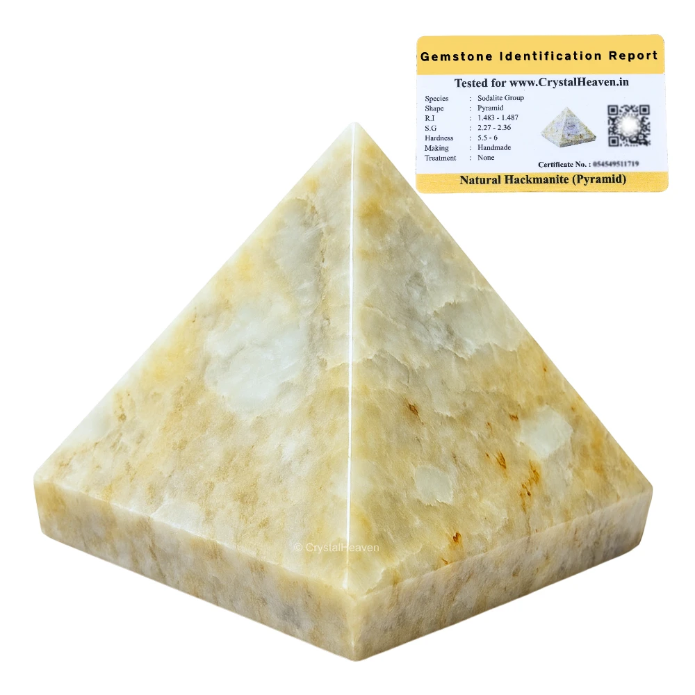 Hackmanite Pyramid (2 Inch)
