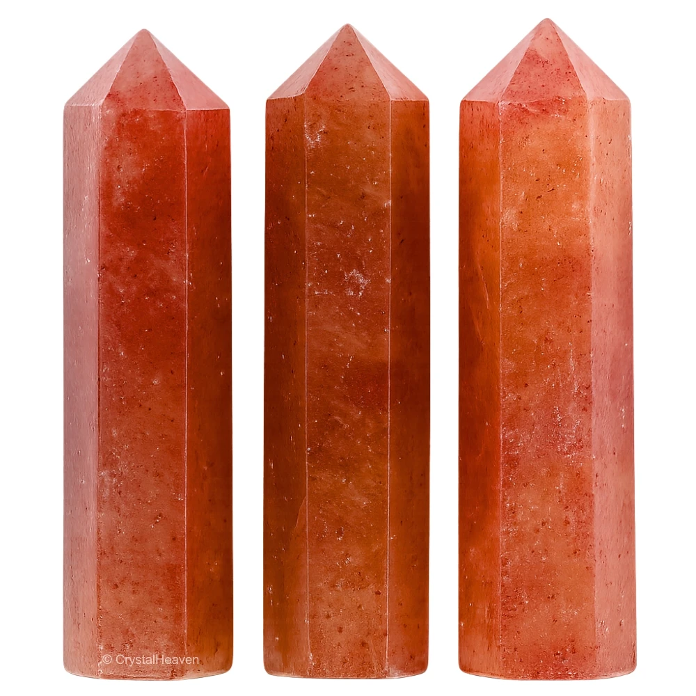 Strawberry Quartz Pencil Points (Set of 50)
