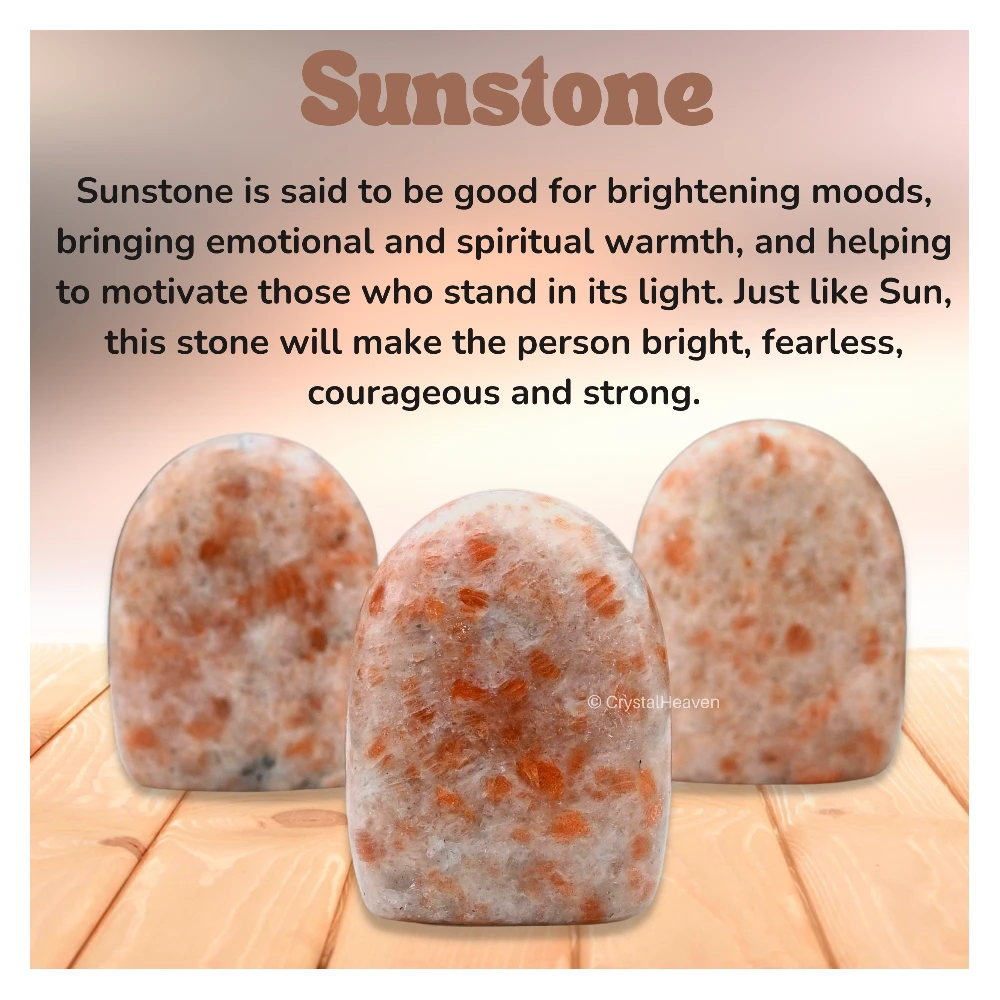 Sunstone Standing Palm Stone (Large)