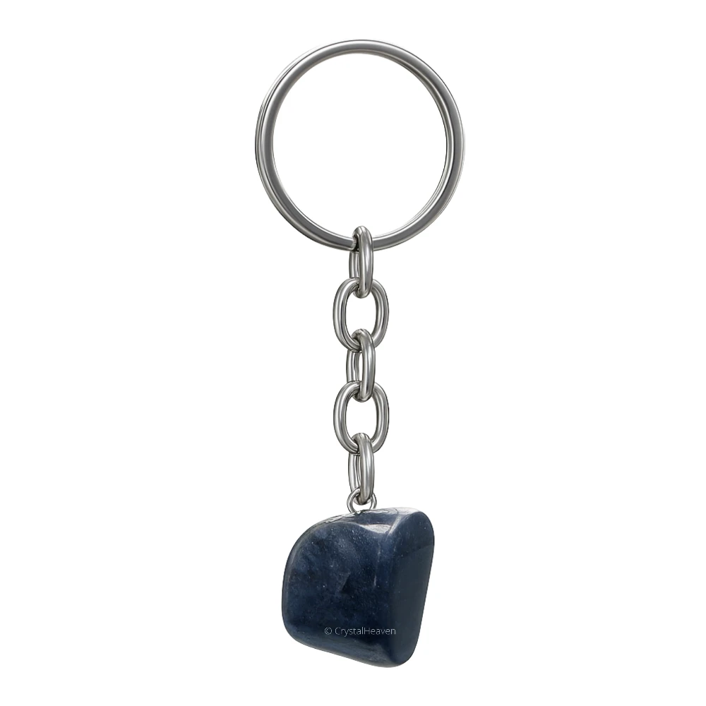 Iolite Crystal Keychain (Tumbled)
