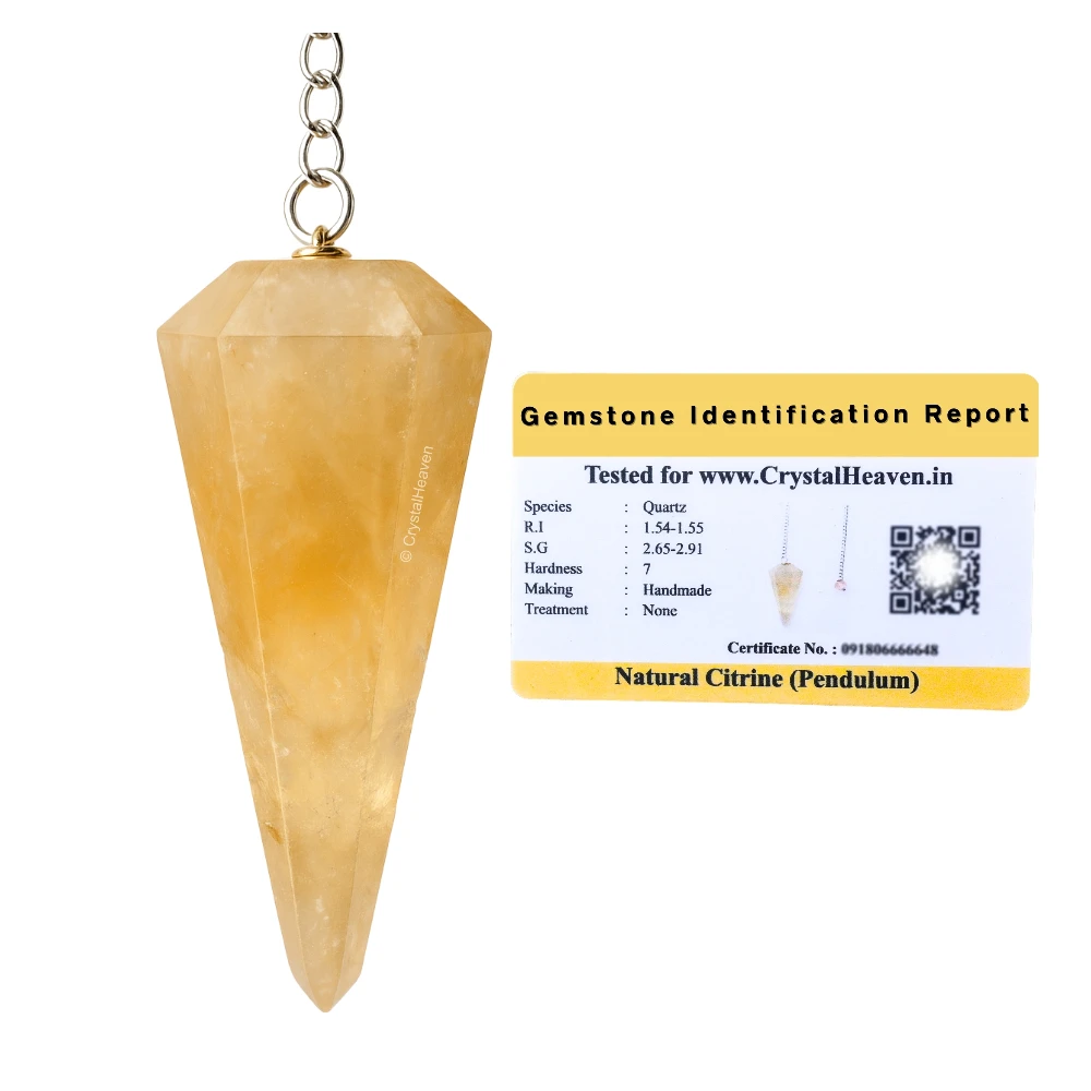Citrine Pendulum