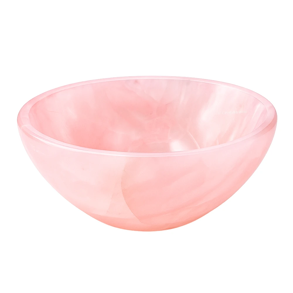 Rose Quartz Crystal Bowl - 3 Inch