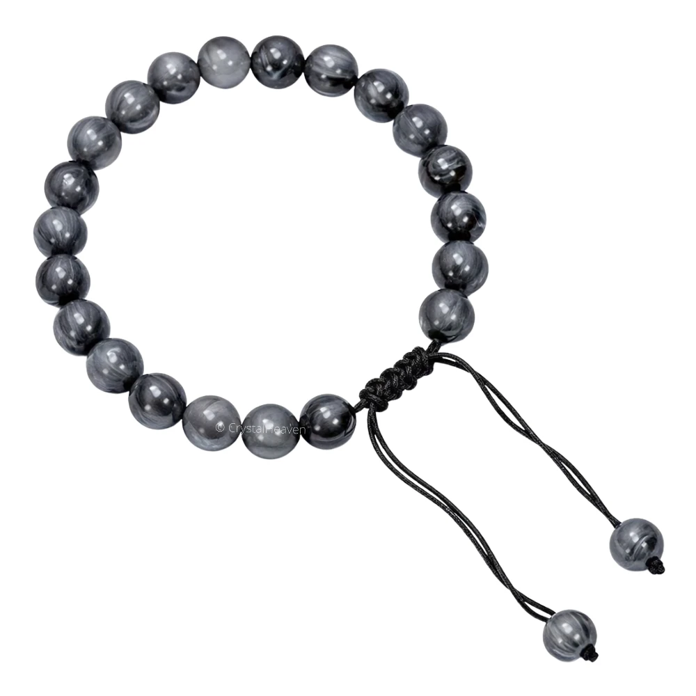 Grey Cats Eye Bracelet (Adjustable)