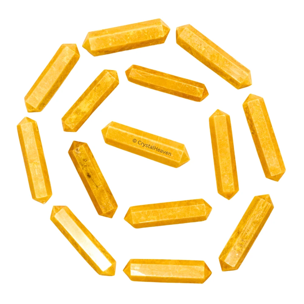 Yellow Jasper Pencil Points (Double Terminated)