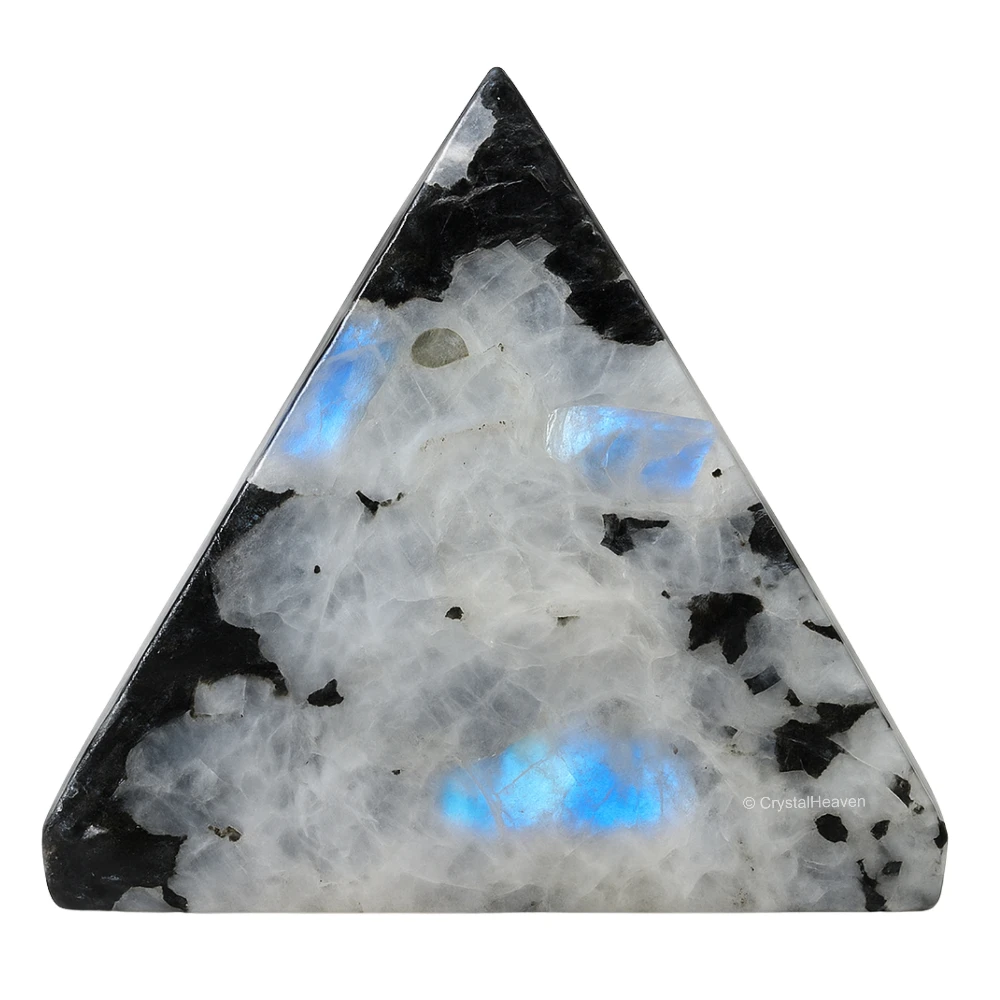 Rainbow Moonstone Pyramid (2 Inch)