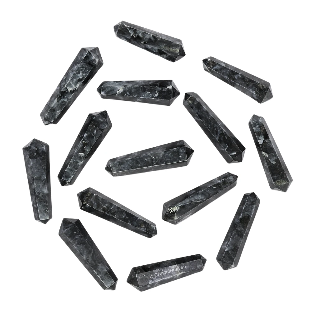 Nuummite Pencil Points (Double Terminated)