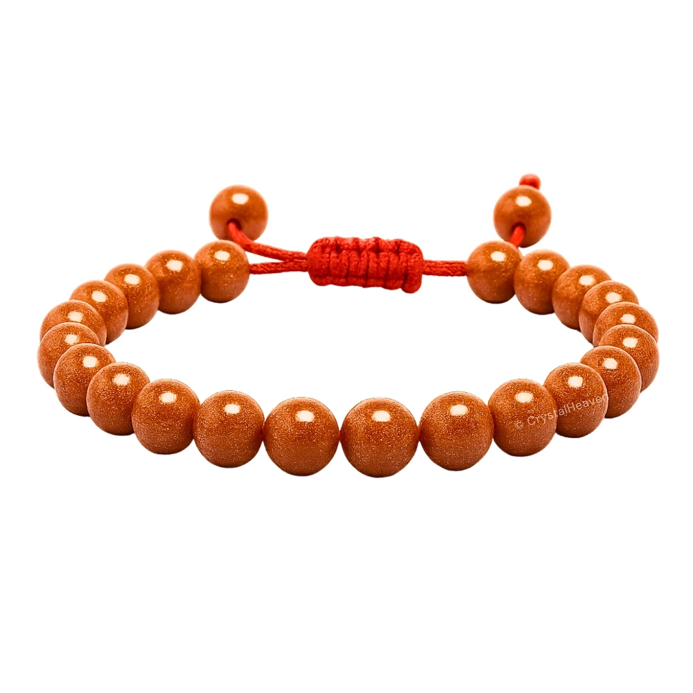 Red Goldstone Bracelet (Adjustable)