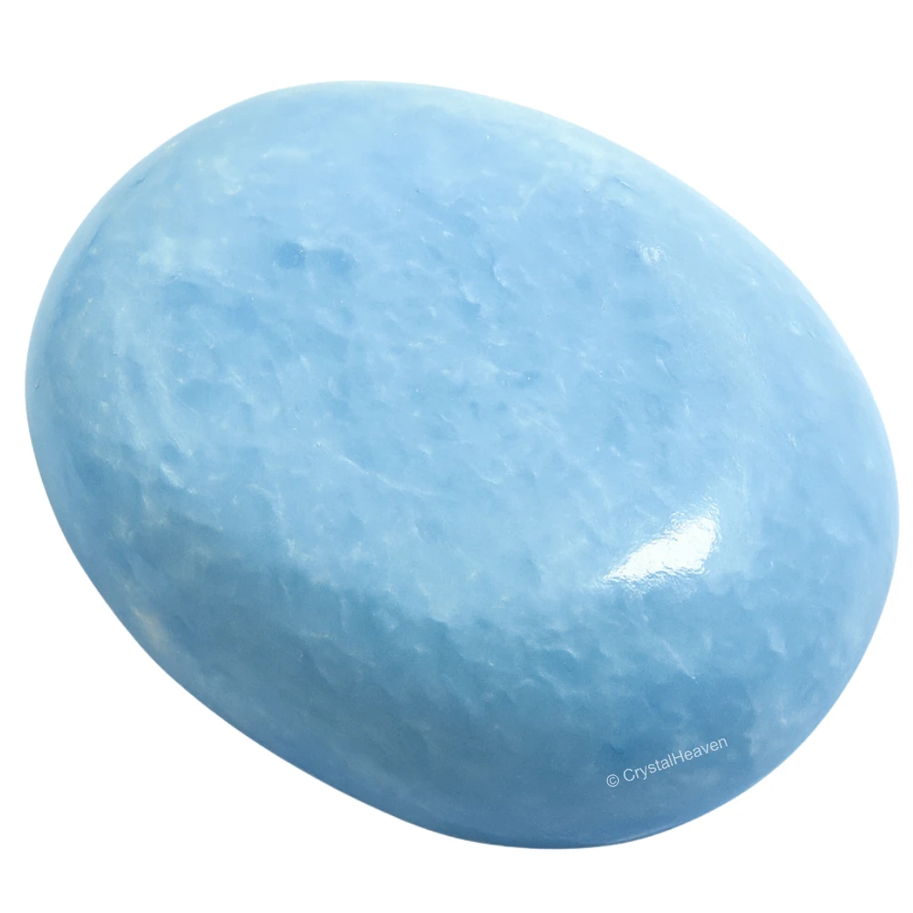 Blue Calcite Celestite Palm Stone