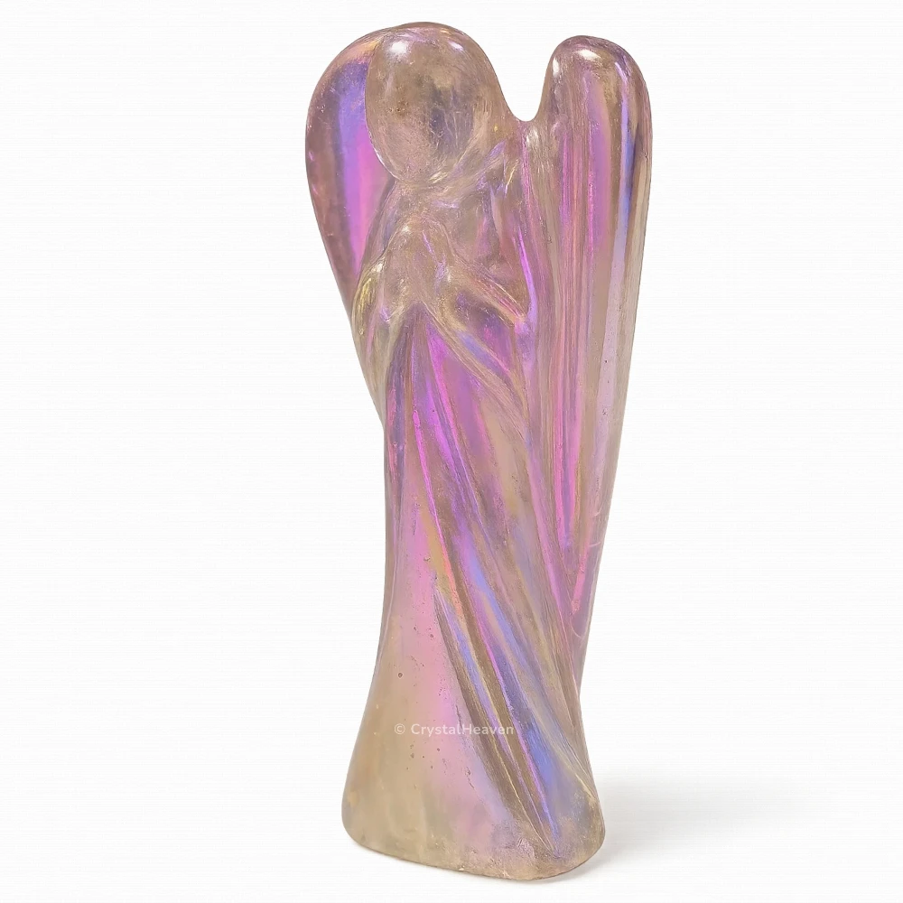 Angel Aura Rose Quartz Angel (2 Inch)