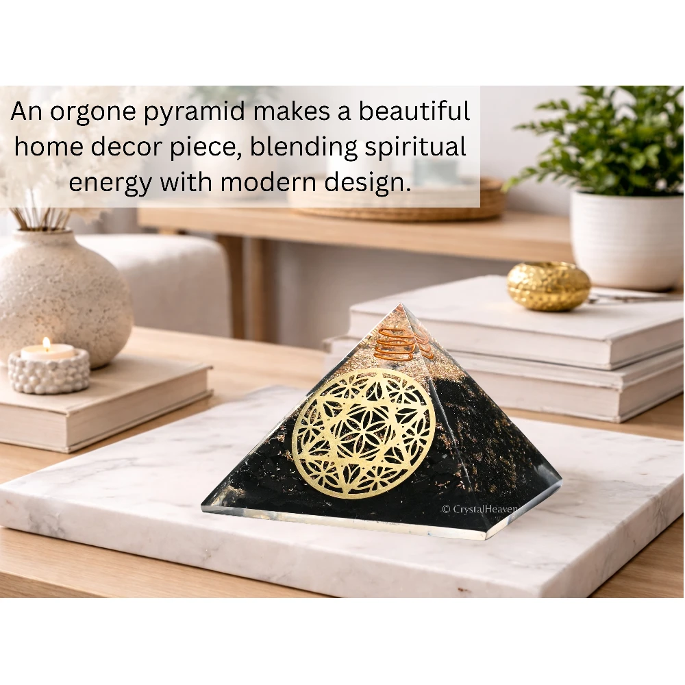 Shungite Orgone Pyramid (Star Of David)
