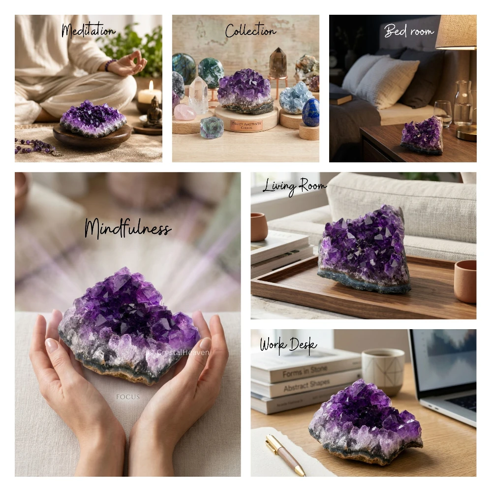 Amethyst Cluster (50 to 100 Gram)